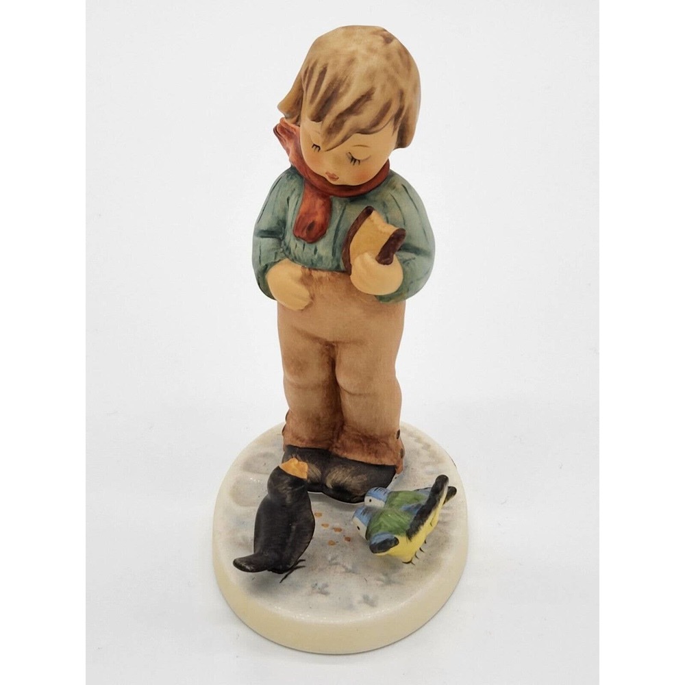 Goebel Hummel "Bird Watcher " #300 TMK 8, MIB, Signed Skrober